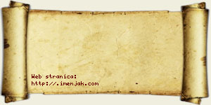 Biljana Kovandžić vizit kartica